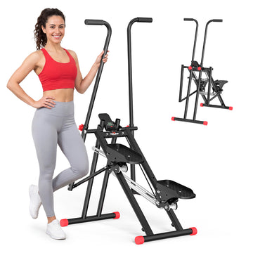 RELIFE REBUILD YOUR LIFE Indoor Stair Climber Compact Stair Stepper for Cardio Training Full Body Stairmaster Workout Machine with Extended Step Range