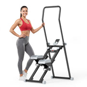 RELIFE Vertical Climber Stair Stepper Machine with Handlebars for Home Gym