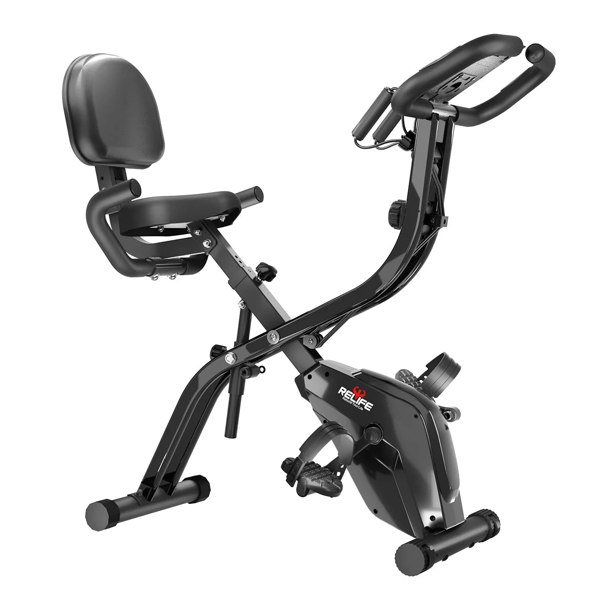 RELIFE 3 in 1 Exercise Bike Folding Exerpeutic Bike