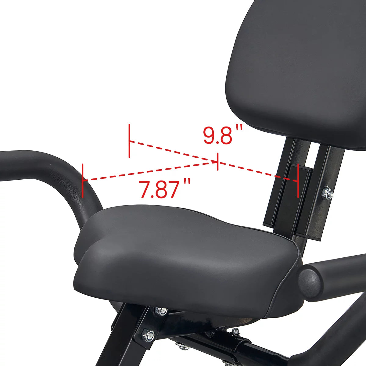 Exercise bike with full seat shop