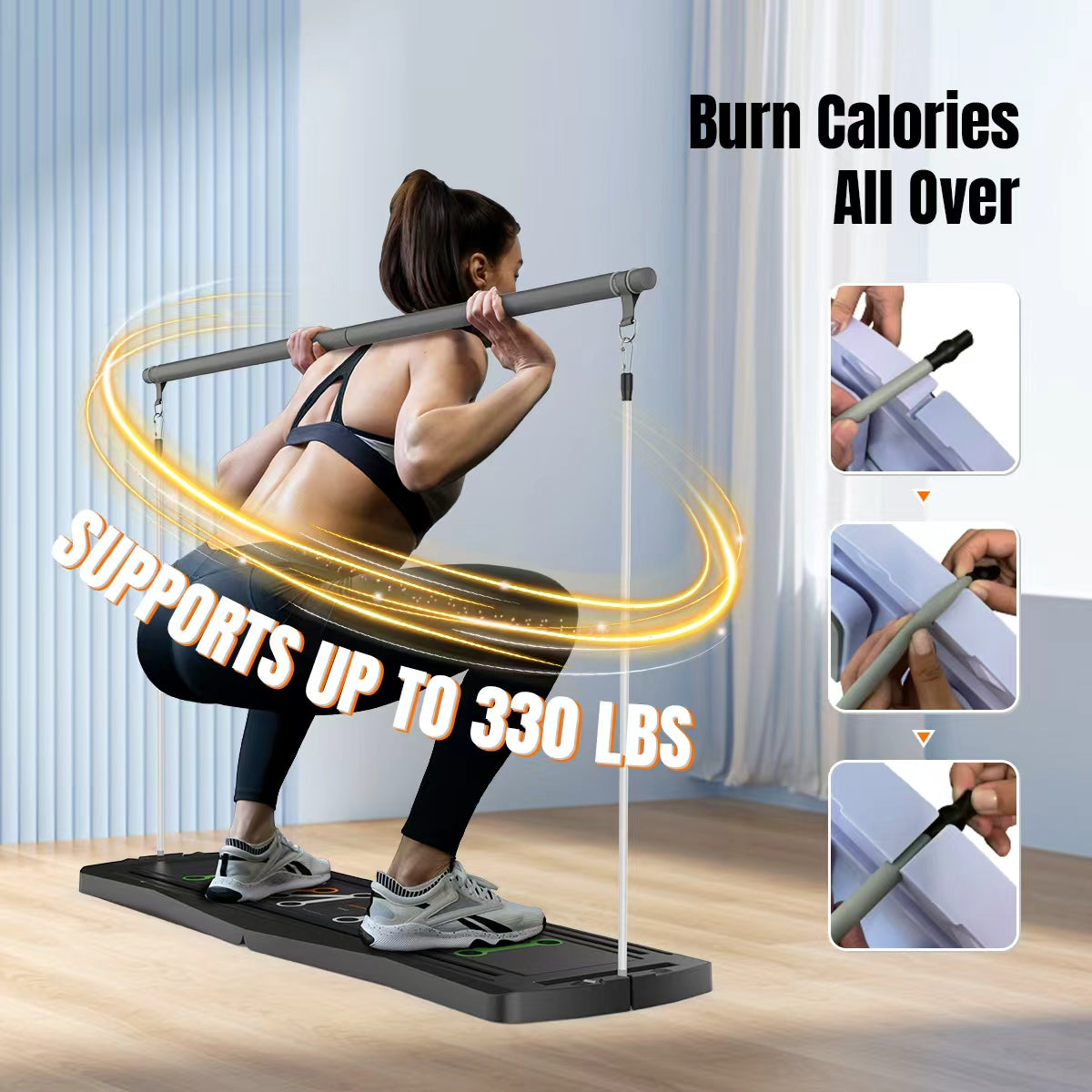 Pilates Board - Pilates Reformer Set, 7 In 1 Pilates Zimbabwe