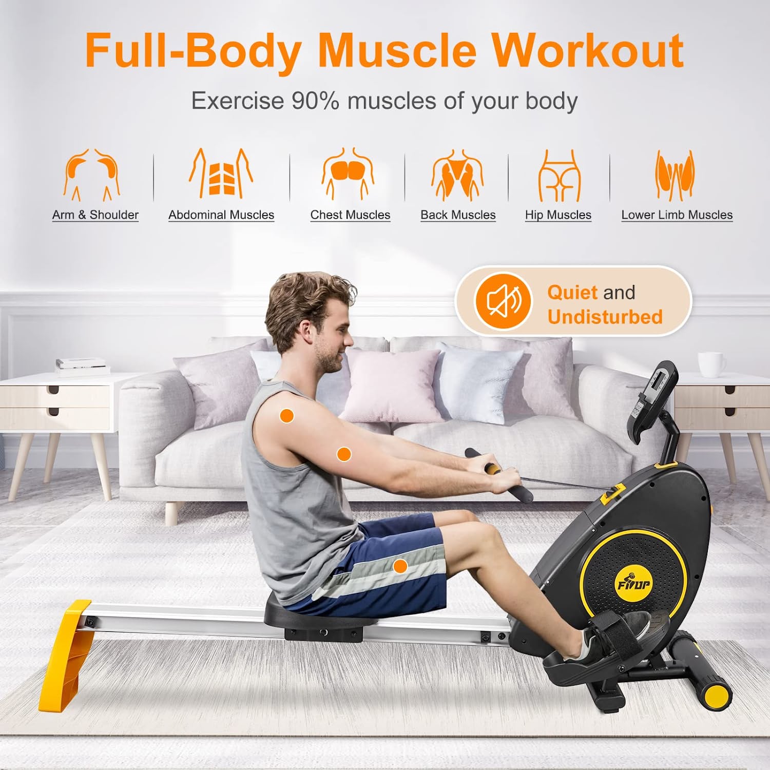 Circuit fitness circuit fitness deluxe foldable magnetic rowing machine outlet