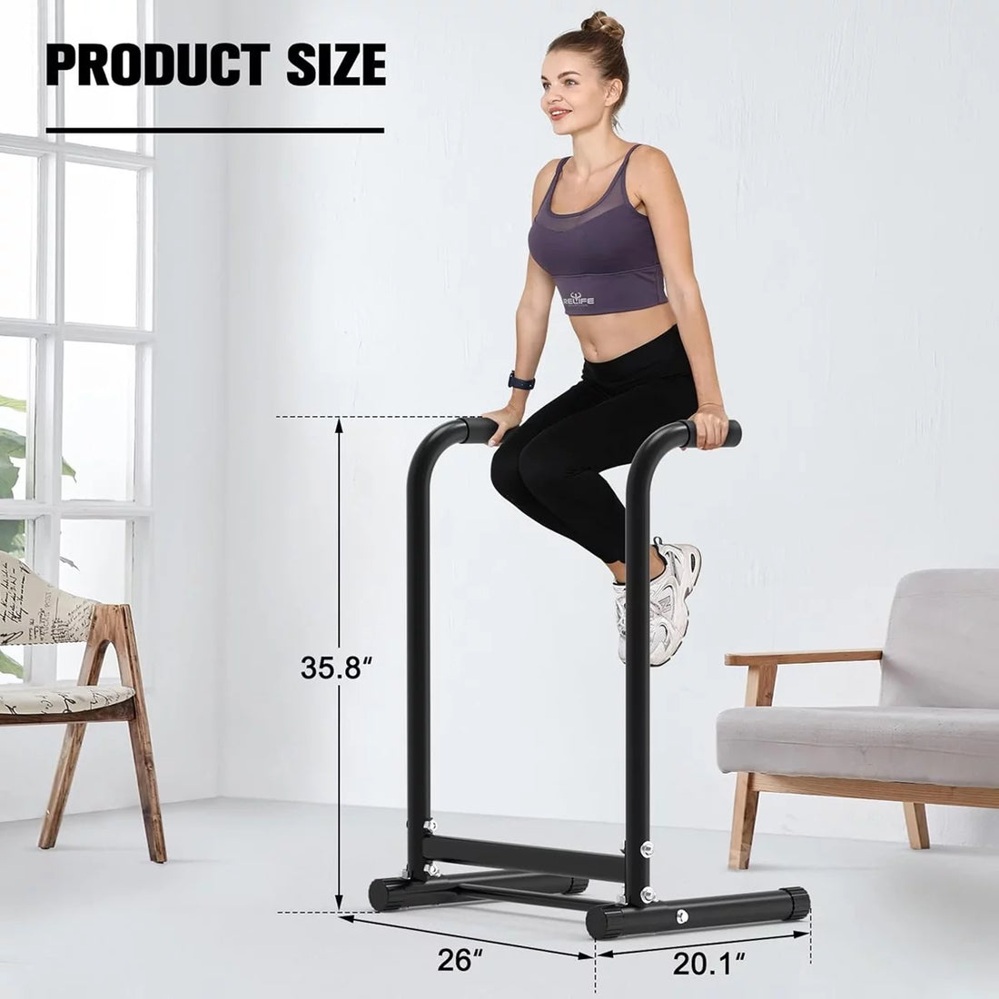 Functional Heavy Duty Dip Stands for Strength Training