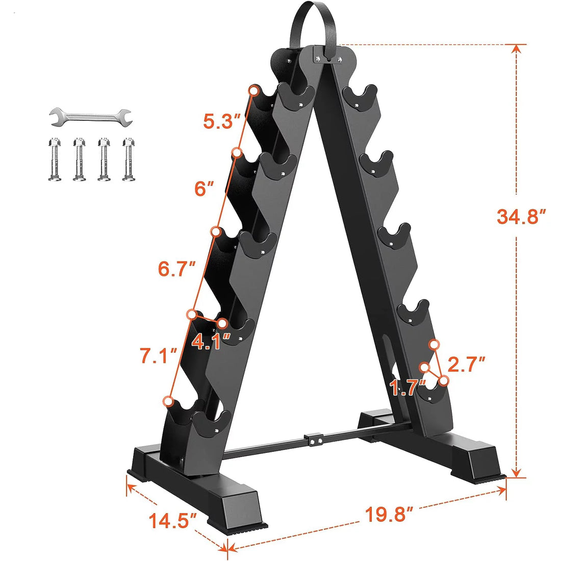 RELIFE A Frame Dumbbell Rack