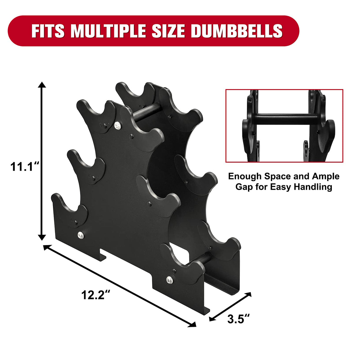 Disamatic Tree Rack RELIFE Steel Dumbbell Tree Rack