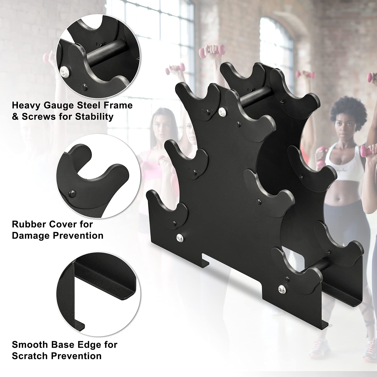 RELIFE Steel Dumbbell Tree Rack