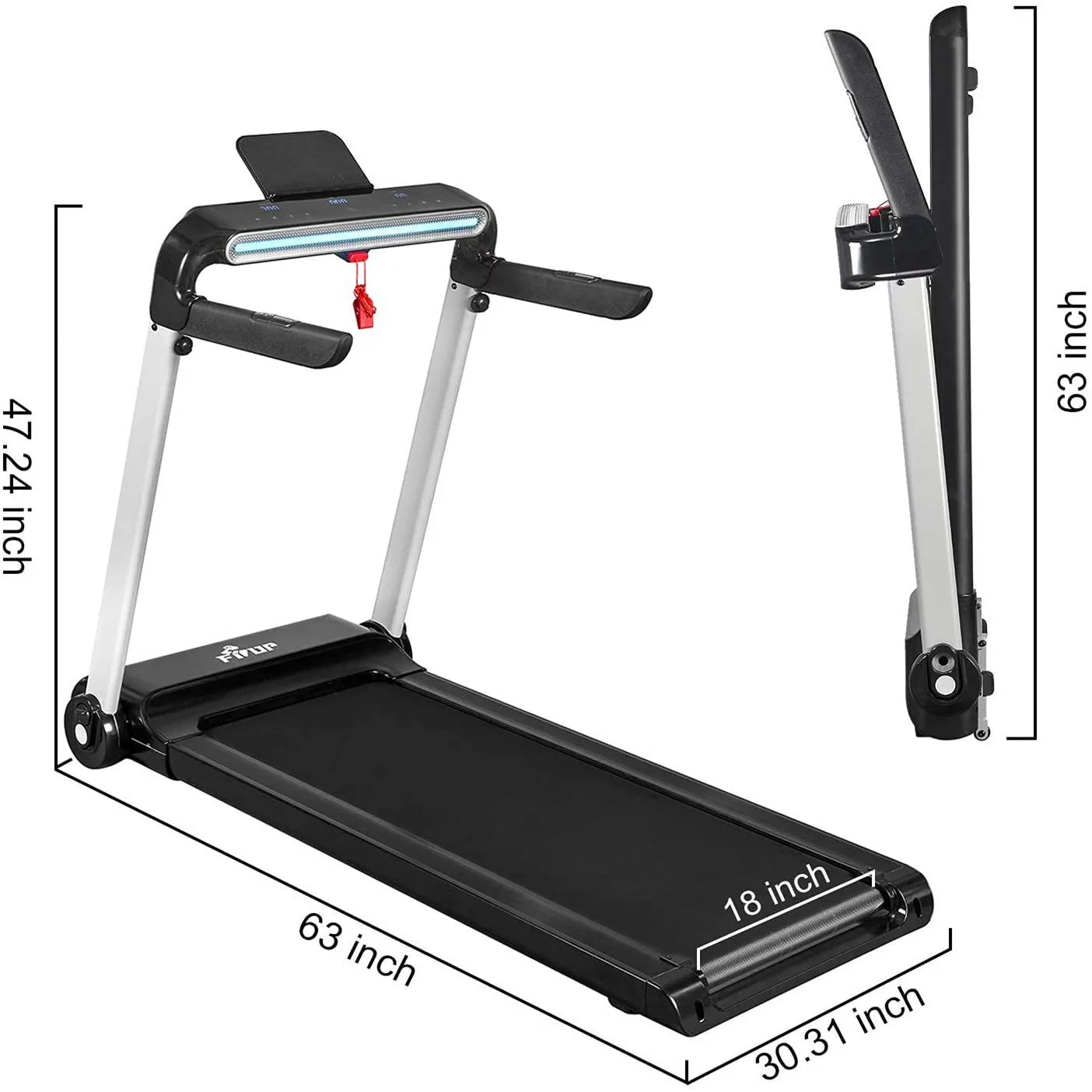 Fisup foldable treadmill hotsell