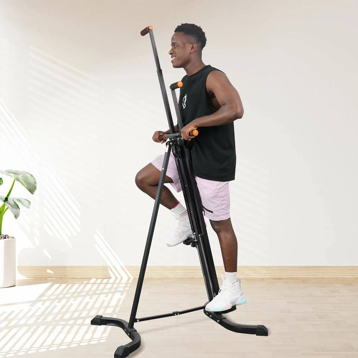 2024 Home Vertical Climber Exercise Machine Workout Fitness Stepper fo
