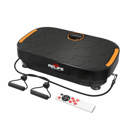 Whole Body Vibration Platform with Loop Bands for Fitness & Slimming