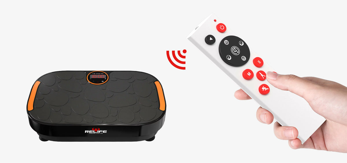 Vibrating Pad Remote Fitness Vibration Platform with Loop Bands for Weight Loss