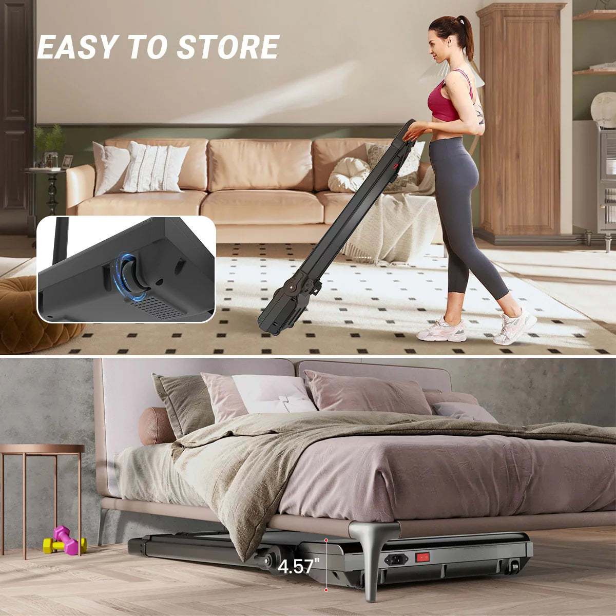 in Treadmill Under Desk Walking Pad